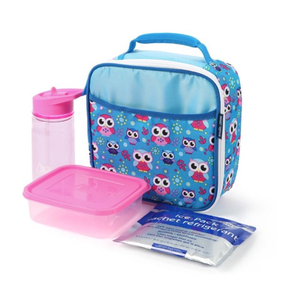 Artic Zone Blue Owl Lunch Box Combination
